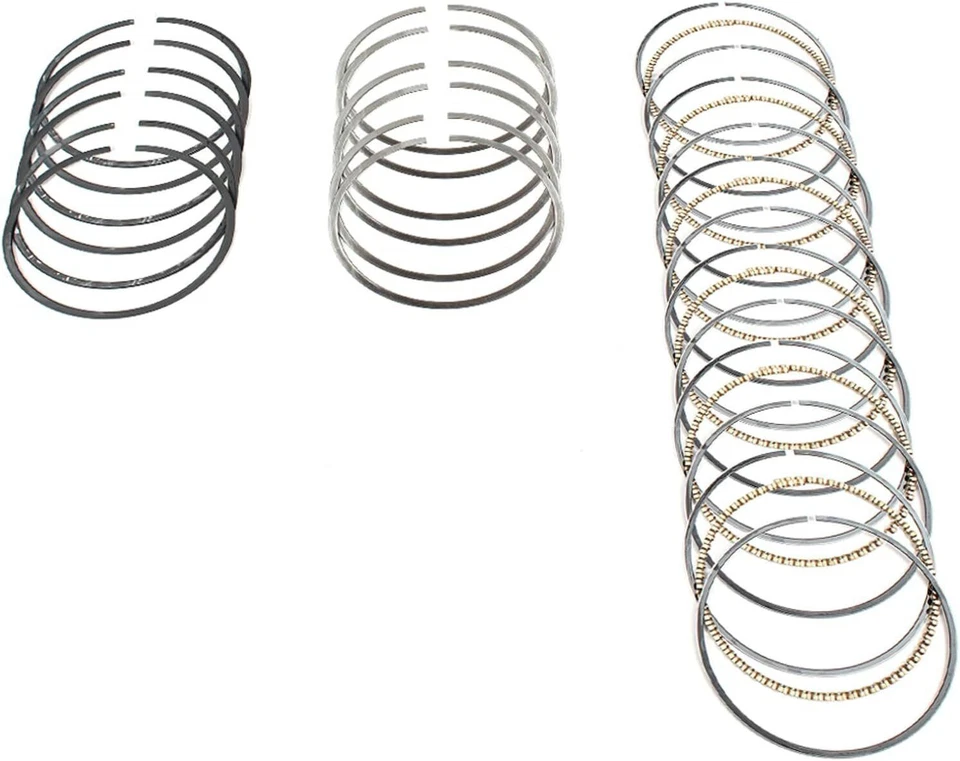 2002-10 Dodge Ram 1500 Durango Dakota Jeep Liberty 3.7L Piston & Rings Set SOHC - Imagem 4 de 4