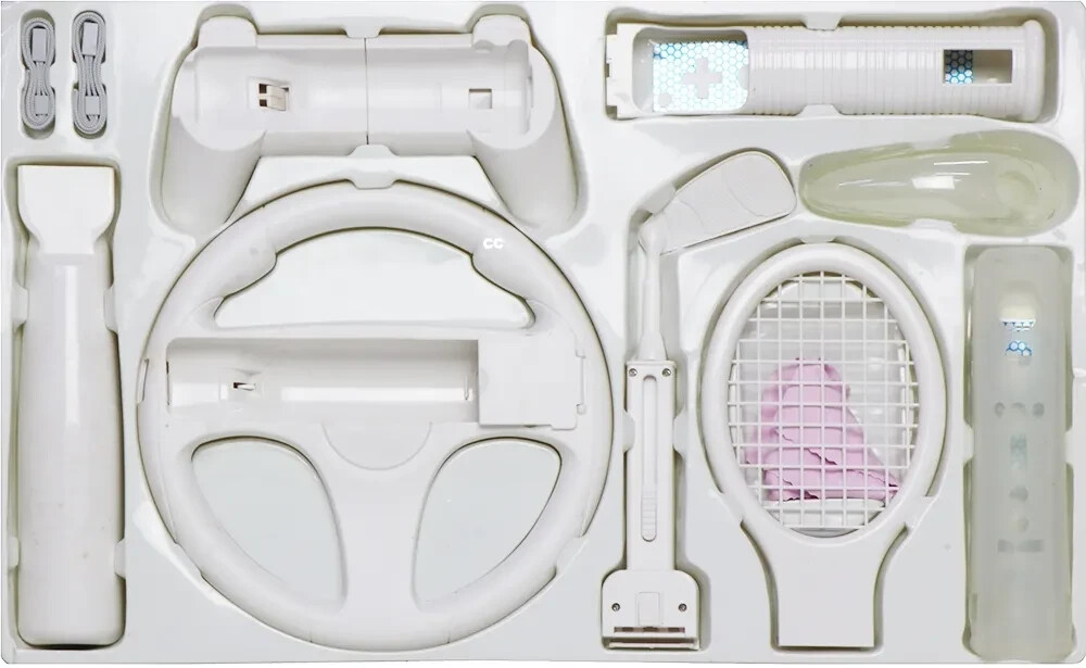 wii＆wiiU ソフト＆コントローラーお得セット Nintendo Wii 28 in 1 Sports Pack with complete set of add-ons
