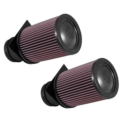K&N Performance Luftfilter Plissee x2 für Lamborghini Huracan V10 / Audi R8 15-