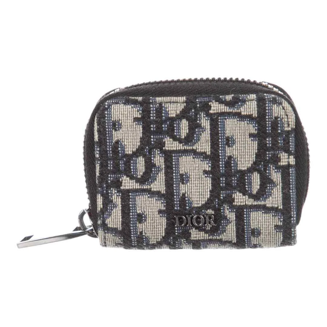 Toiletry Bag Beige and Black Dior Oblique Jacquard