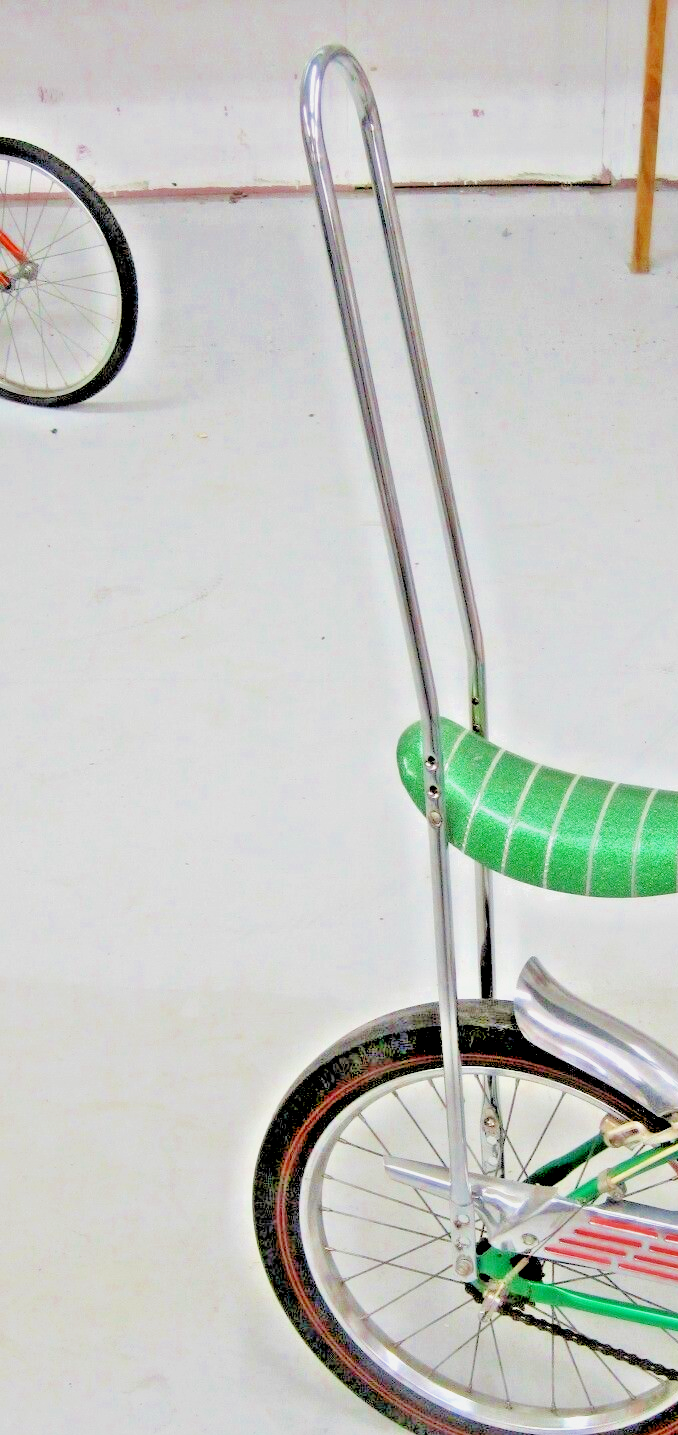 New 42" Tall Chrome Bicycle Sissybar fits Schwinn Stingray Fastback