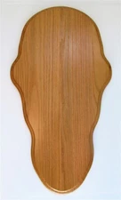 Medium Oak ELK European Skull Mount Wall Plaque