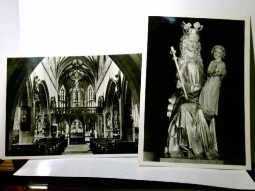 Kiedrich / Rheingau. Eglise paroissiale Saint Valentin. 2 x ancienne carte postale / carte postale - Photo 1/2