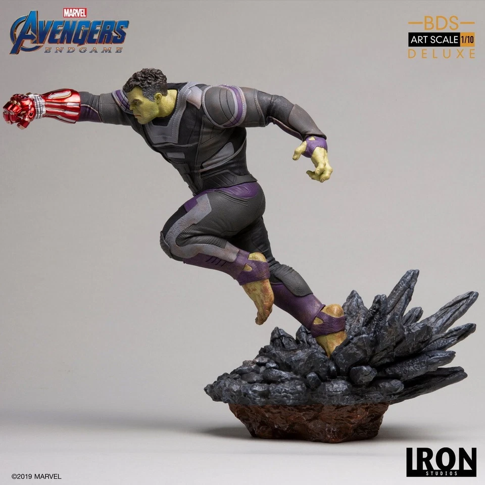 Iron Studios Avengers: Endgame Hulk Bruce Banner Deluxe BDS Art 1/10 Statue - Bild 3 von 4