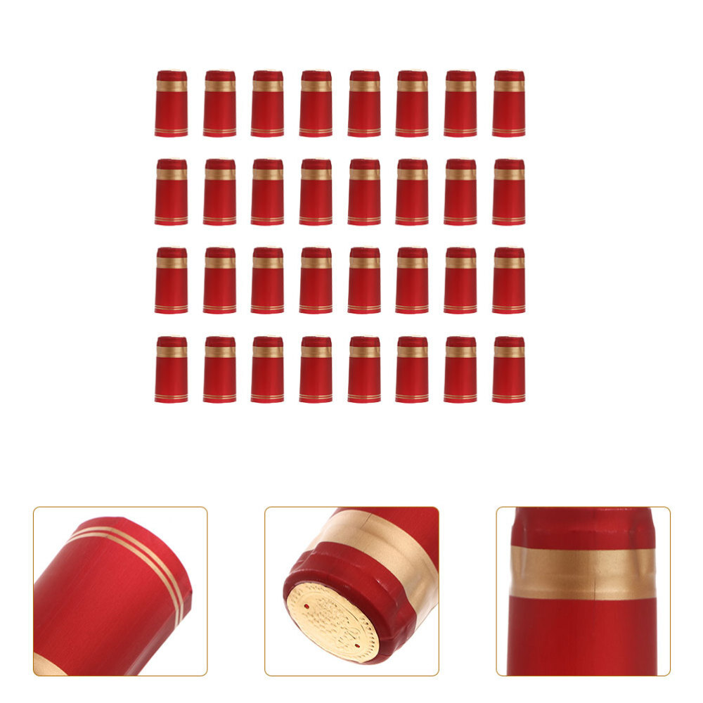 50 Pcs Practical Capsules for Wine Heat Shrink Bottle Sleeves eBay