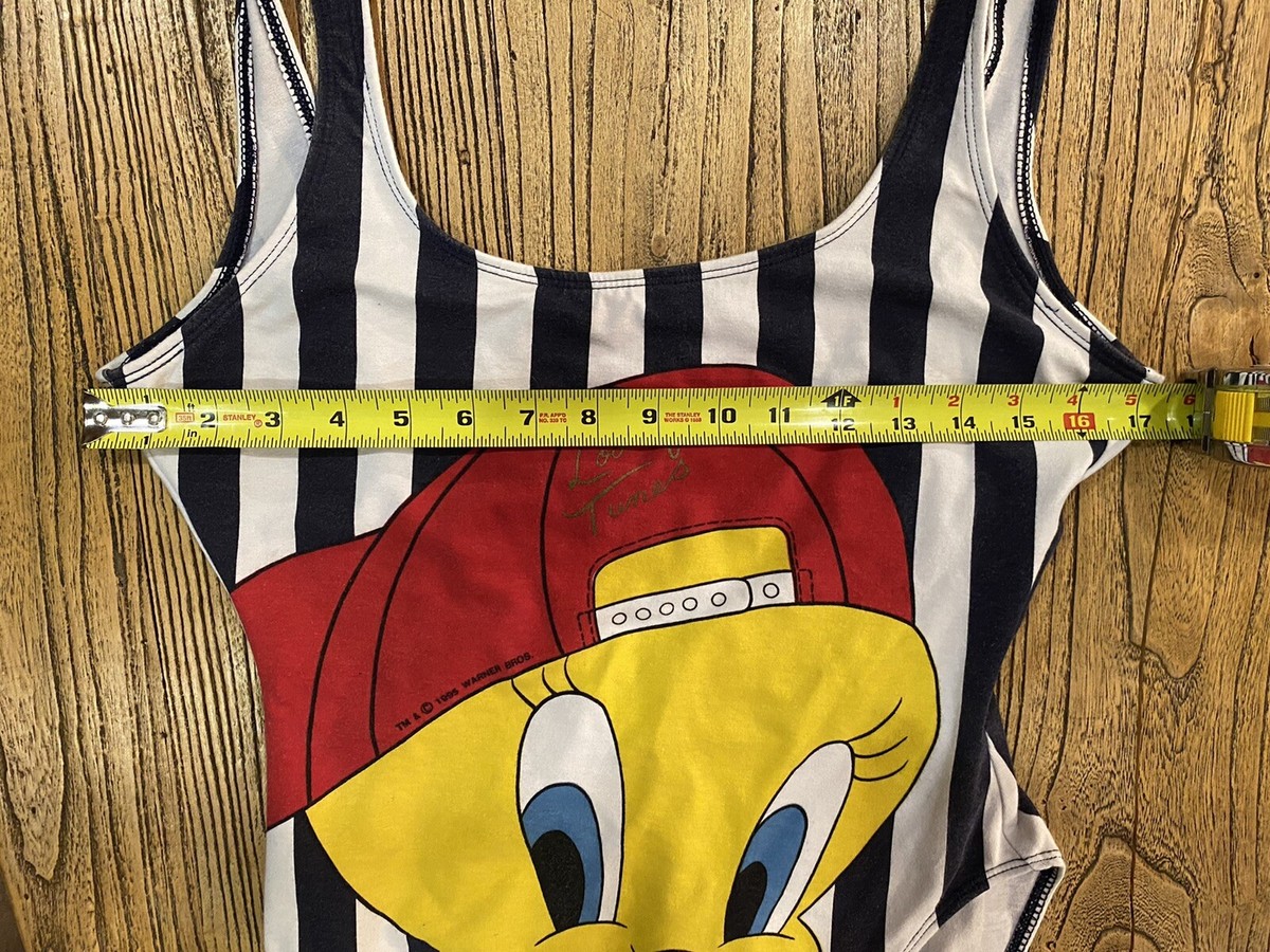 Vintage Looney Tunes Tweety Bird Striped 4th Of July One