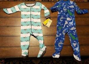 12 month footed sleepers