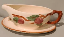Franciscan Apple, Gravy Boat with Attached Underplate-England dinnerware