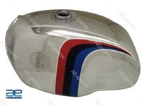 FüR BMW R100 Rt Rs R90 R75 R80 Verchromter Stahl Kraftstoff Benzintank Mit Kappe