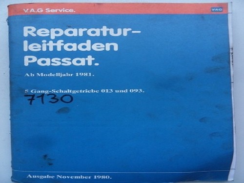 Werkstattbuch Reparaturleitfaden VW Passat 5 Gang-Schaltgetriebe 013, 093 #7130