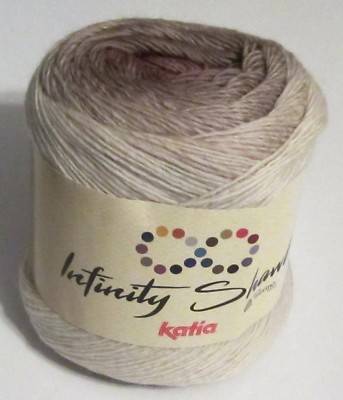 Katia Infinity Shawl Merino Wool Knitting Yarn Plus 2 Patterns 301 Mauve Khaki Ebay