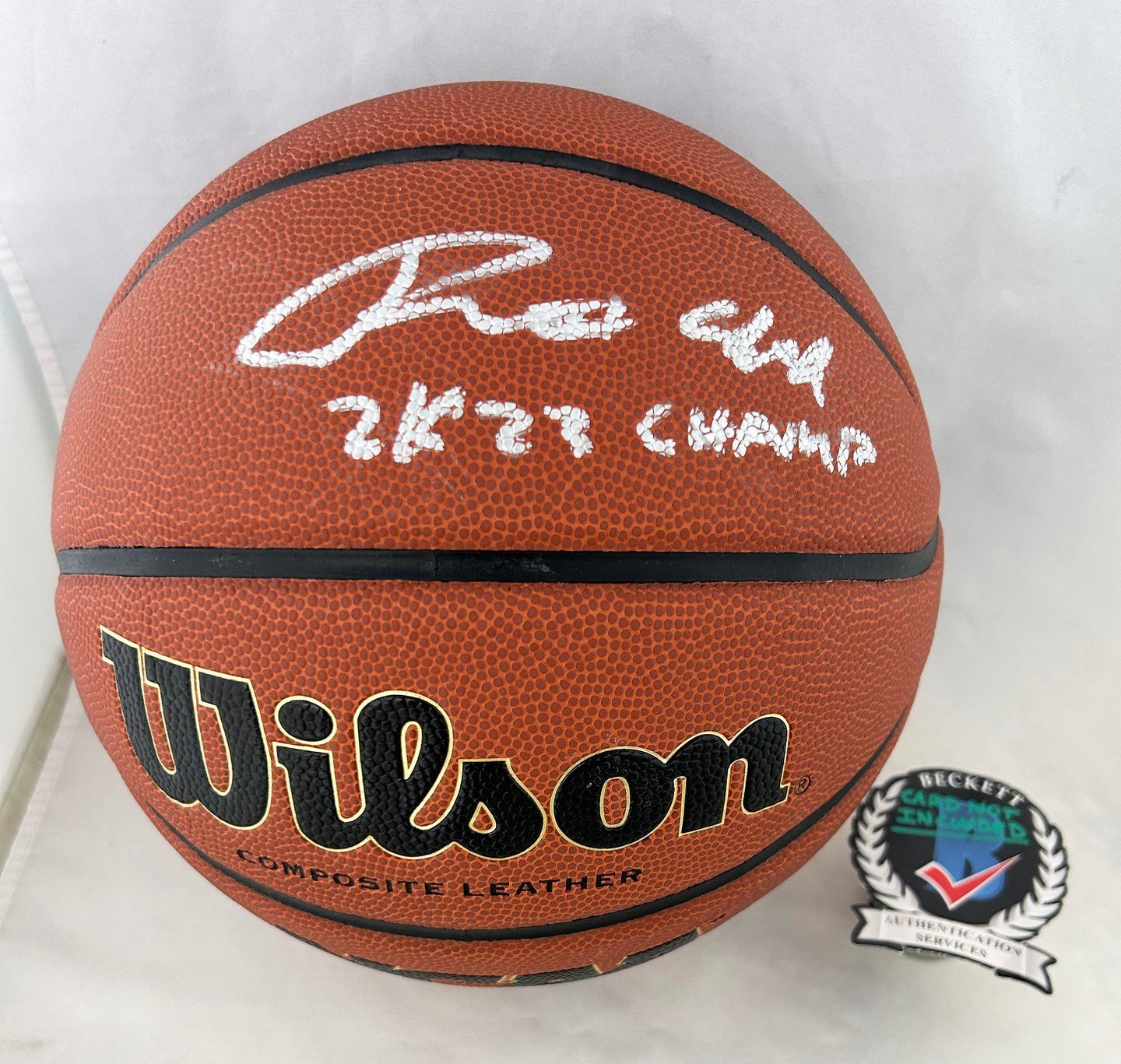 Andre Jackson Jr Signed Basketball Uconn Huskies Beckett BAS COA 