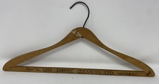 Wood Coat Hanger Clothes Vintage Empire Cleaners Ltd. Vancouver, BC Advertising