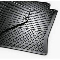 Original VW Touran Gummi FußMatten Allwettermatten 2X Gummimatten Hinten OEM