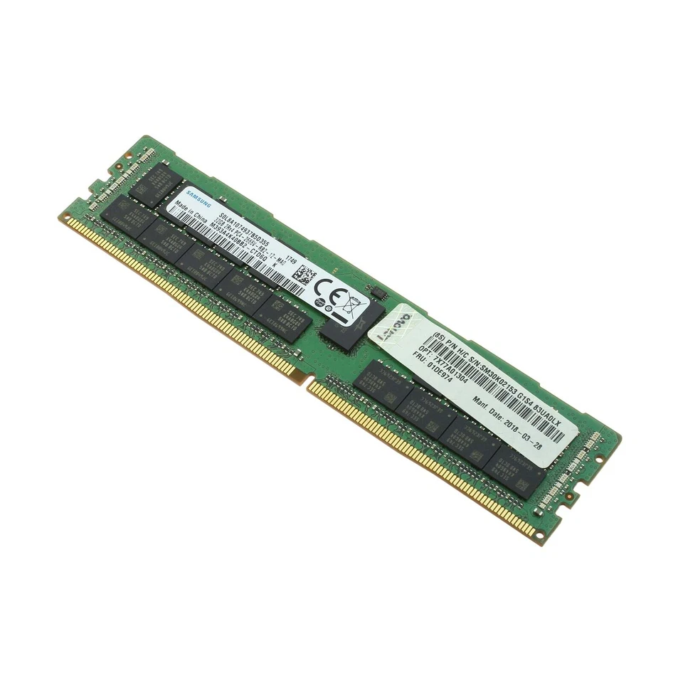 Lenovo DDR4-RAM 32GB PC4-2666V ECC RDIMM 2R 01DE974 7X77A01304 M393A4K40BB2-CTD - Bild 2 von 4
