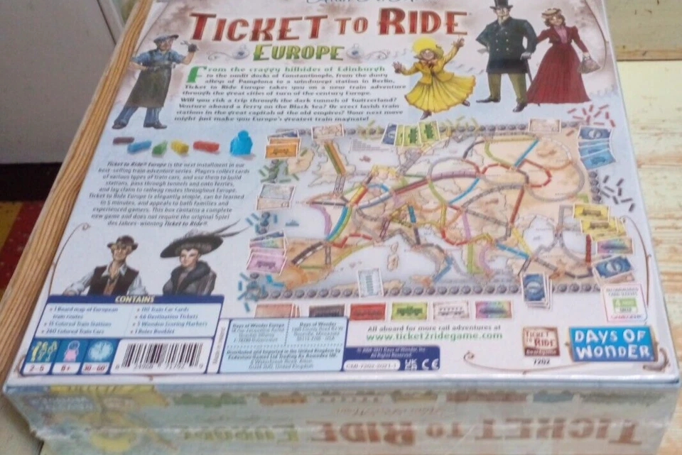 Days of Wonder Ticket to Ride Europe Board Game - Image 2 of 2