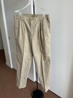 NWT DOCKERS Pant Classic Fit Pleated Front Mens 36x32" Beige 100% Cotton NWT $65 — photo 1