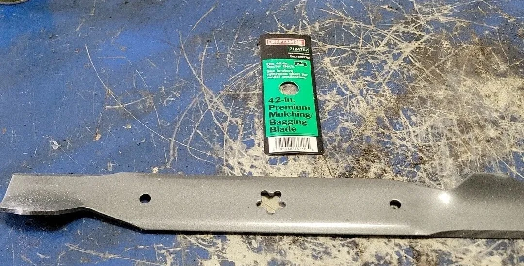 Craftsman 42 inch riding mower blades hot sale
