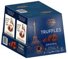 2-Packs Chocmod Truffettes de France Natural Truffles 2.2 LB Each, Total 4.4 LB