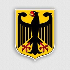 German Coat Of Arms Eagle Shield Decal Sticker Germany Berlin Munich Stuttgart