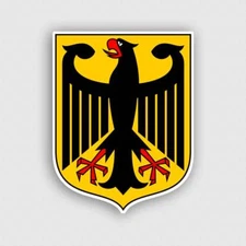 German Coat of Arms Eagle Shield Decal Sticker Germany Berlin Munich Stuttgart