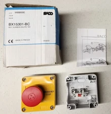 BACO BX15301-BC BOIT AUXIBOX Emergency Stop Button New Open Box