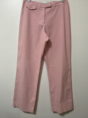 Pendleton Pink Corduroy Pants Women Size Wide Leg Trouser