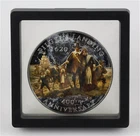 2020 Jamul Sovereign Nation $2 400th Ann. Pilgrim Landing 2 oz .999 Silver Round