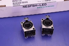 2 Neutrik RJ45 Modular Connectors / Ethernet Connectors NE8FBH-LED etherCON