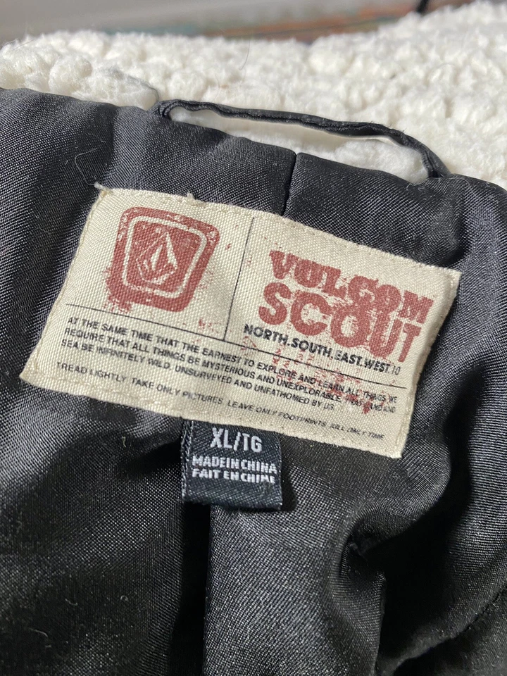 Chaqueta Volcom Scout Roja Negra Buffalo Cuadros XL Foto 4 de 4