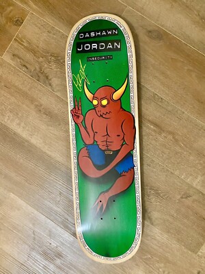 RARE SIGNED Dashawn Jordan Toy Machine Insecurity Skateboard