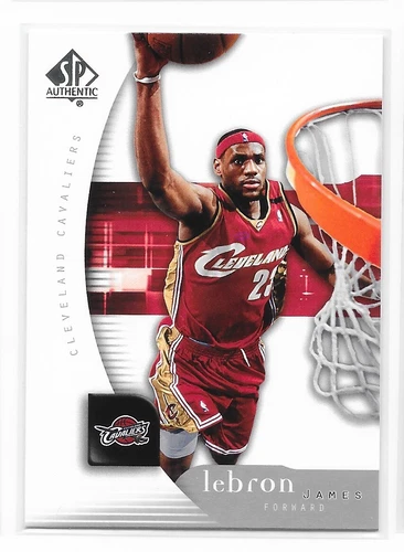 2005-06 Upper Deck SP Authentic LEBRON JAMES #14 NBA Cleveland Cavaliers 