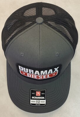 DURAMAX DIESEL Patch on Richardson 112 Trucker Hat Snapback 