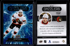 2022-23 Upper Deck Series 2 BLUE DAZZLERS RC Viktor Lodin #DZ-91