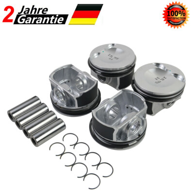 4x Kolben Satz Für VW 2.0 TFSI TSI CDH CCZA CJKA Ø 21mm 06H107065AB 06H107065AM