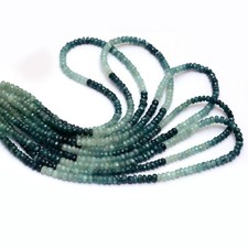 AAA Madagascar Grandidierite Gemstone 6mm Faceted Rondelle Beads 16inch Strand