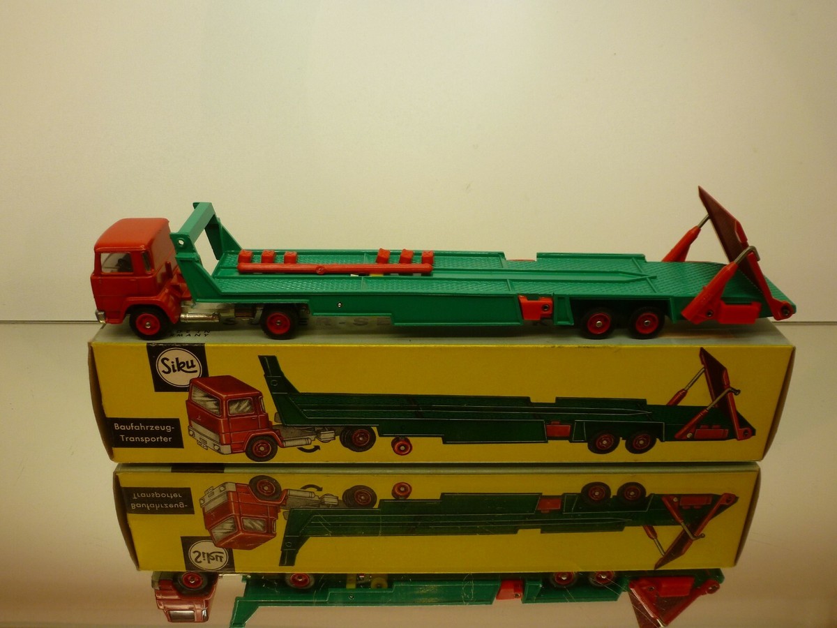 SIKU V289 MAGIRUS DEUTZ BAUFAHRZEUG TRANSPORTER - L28.5cm - VERY