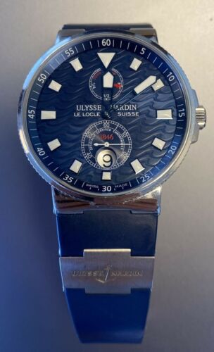 Ulysse Nardin Maxi Marine Blue Wave Ltd Edition #0571/1846 Case 263-68