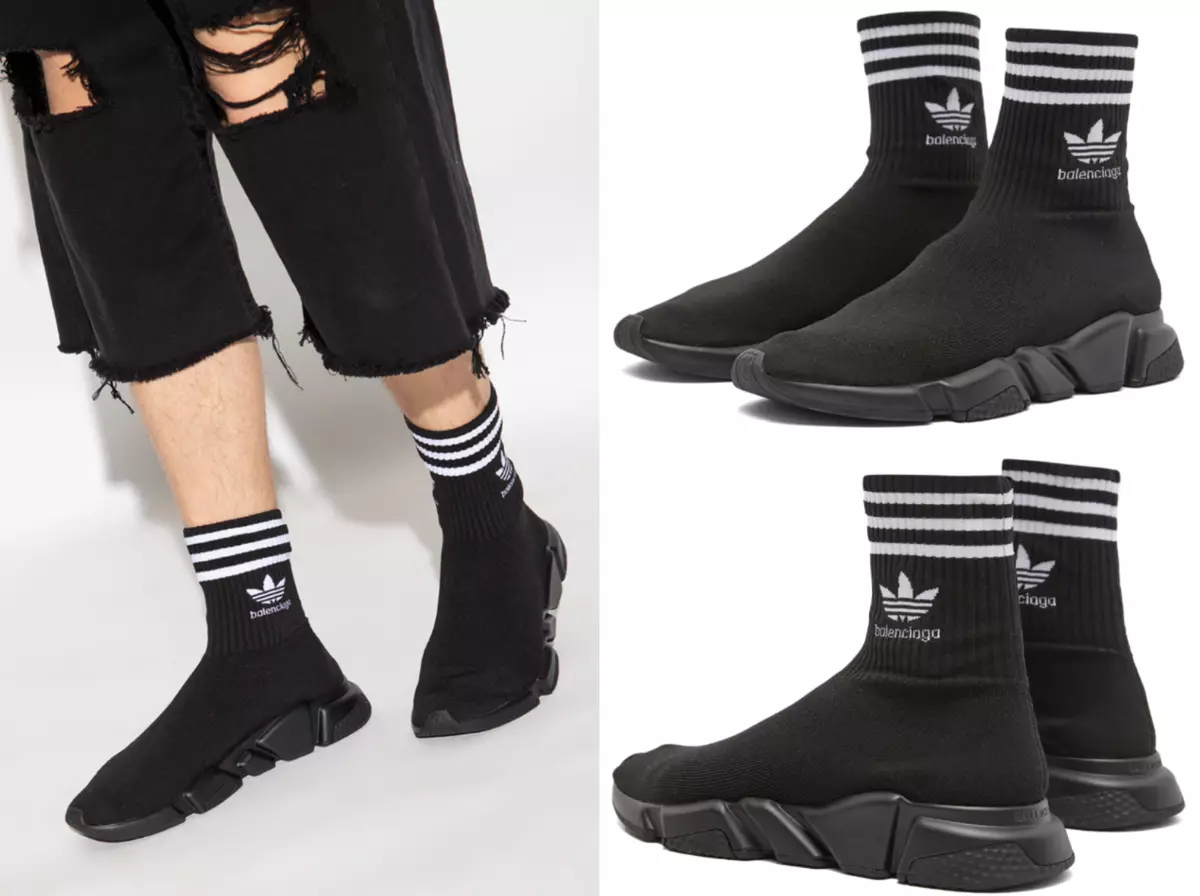 Balenciaga Speed.2 LT Knit Sole Sock Sneakers - Neutrals