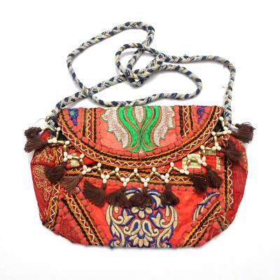 Vintage Tribal Banjara Indian Handmade Ethnic Women Purse Tibetan Clutch Bag c
