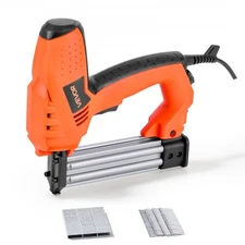 VEVOR Electric Nail Gun,2-in-1 Staple Gun Brad Nailer,18 Gauge 1-1/4 inch,Staple