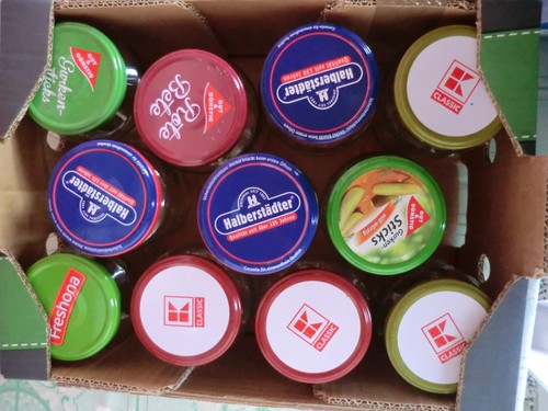 11 Stück Einmachgläser Einkochgläser Vorratsgläser 720 ml mit Twist-Off-Deckel
