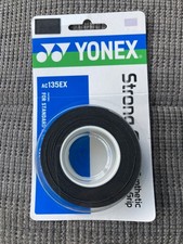 Yonex Super Grap Tennis Racquet Racket Synthetic Over Grip 3 Pack Black AC135EX