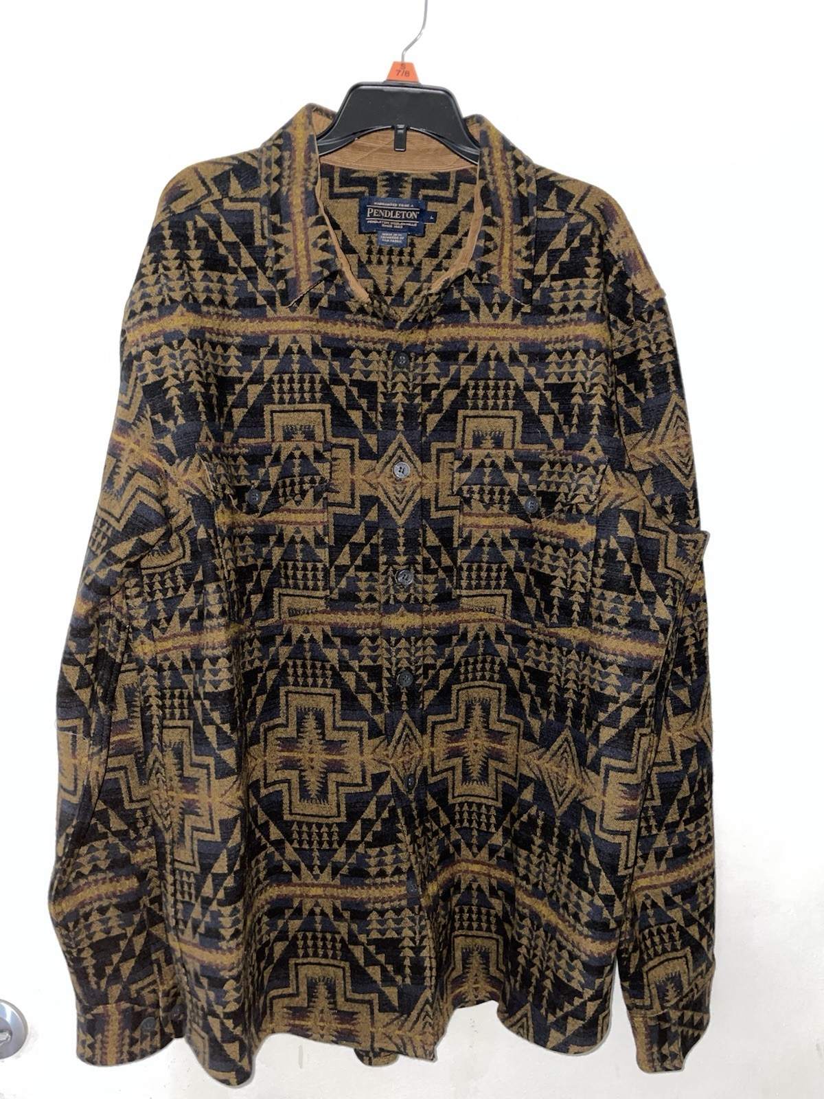 Pendleton Wool Harding La Pine Overshirt Size Lar… - image 1