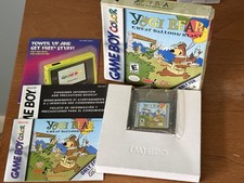 Yogi Bear Great Balloon Blast for Nintendo Gameboy Color Complete in Box!