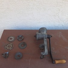Vintage Keystone 20 Meat Grinder With Attachments Made In USA
