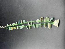 Genuine Ancient Large Roman Glass Necklace Container Circa 18 Century Old