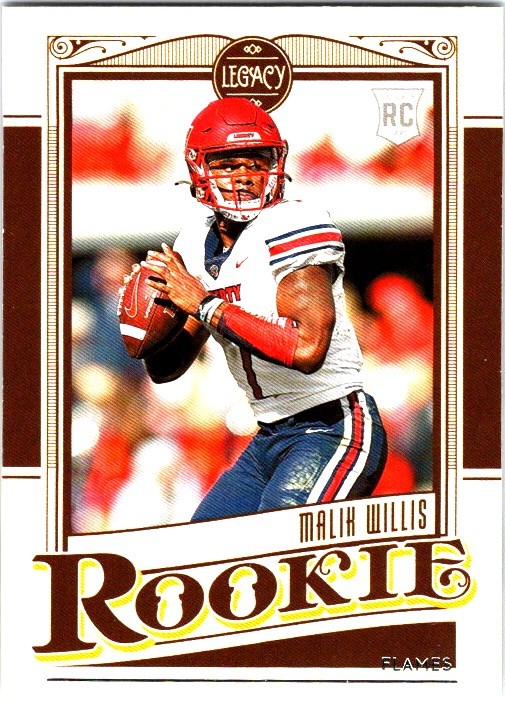 2022 Panini Chronicles Draft Picks #2 Malik Willis Legacy Rookies