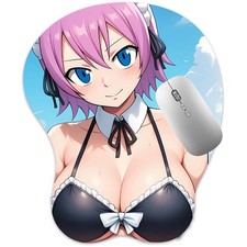 3D Anime Mouse Pad, Wrist Rest Anti-Slip, Oppai Ergonomic Gaming Mat, Virgo