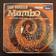 DAVE BARBOUR & his orchestra GUITAR MAMBO eap1545 7" single 45 rpm ep jazz latin